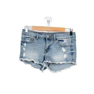 Klique B Distressed Denim Shorts